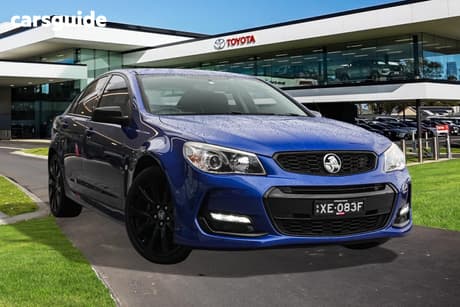 Blue 2016 Holden Commodore Sedan Sv6