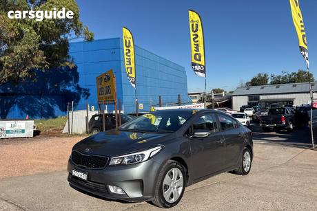 Grey 2018 Kia Cerato Sedan S
