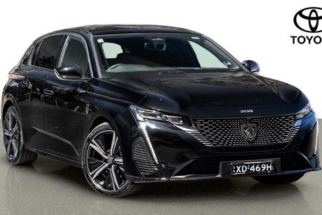 Black 2025 Peugeot 308 Hatchback Gt Hybrid