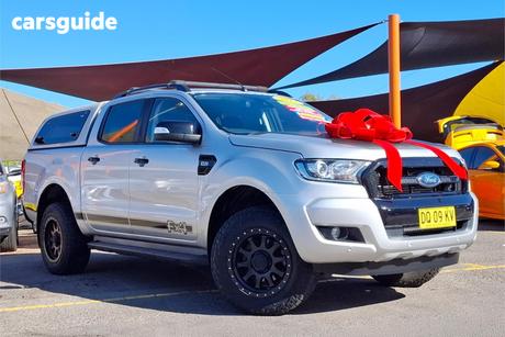 Silver 2017 Ford Ranger Dual Cab Utility Fx4 Special Edition