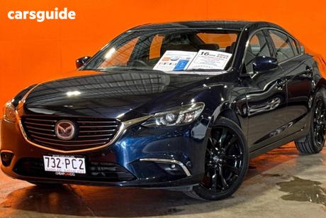 Blue 2017 Mazda 6 Sedan Atenza