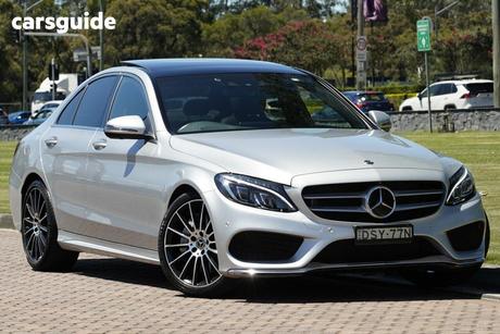 Silver 2017 Mercedes-Benz C300 Sedan