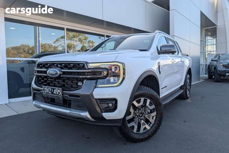 White 2025 Ford Ranger Double Cab Pick Up Phev Wildtrak (4X4)