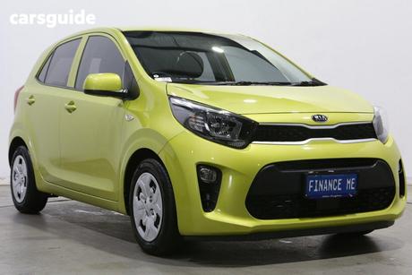 Green 2020 Kia Picanto Hatchback S