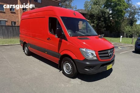 Red 2018 Mercedes-Benz Sprinter Van 313Cdi Mwb