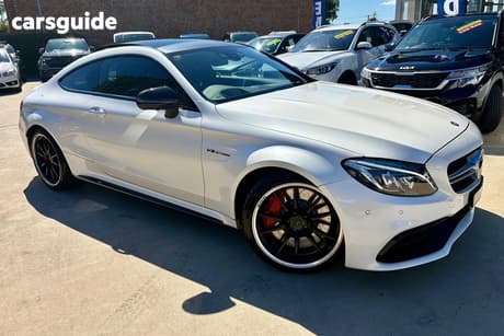 White 2016 Mercedes-Benz C63 Coupe S