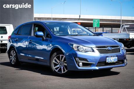 Blue 2015 Subaru Impreza Hatchback 2.0I Premium (Awd)