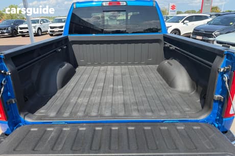 Blue 2023 RAM 1500 Crew Cab Utility Big Horn (5-7 Tub) Mhev (4X4)
