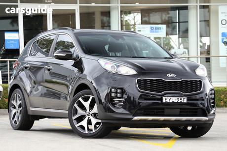Black 2016 Kia Sportage Wagon Gt-Line (Awd)