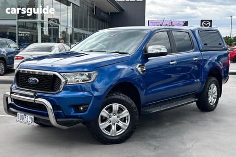 Blue 2021 Ford Ranger Double Cab Pick Up Xlt 2.0 (4X4)