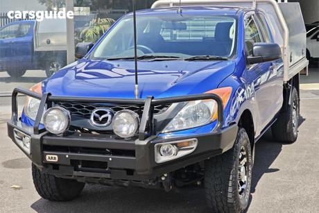 Blue 2015 Mazda BT-50 Freestyle Cab Chassis Xt (4X4)