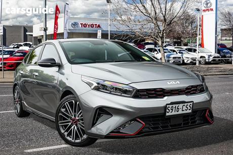 Grey 2023 Kia Cerato Sedan Gt