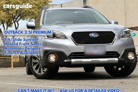 Silver 2016 Subaru Outback Wagon 2.5I Premium