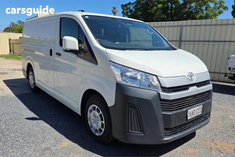 White 2019 Toyota HiAce Van Lwb