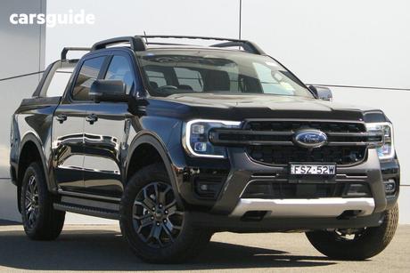 Black 2025 Ford Ranger Double Cab Pick Up Wildtrak 3.0 (4X4)