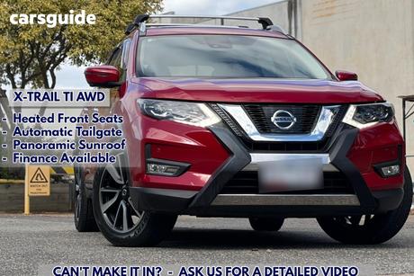 Red 2018 Nissan X-Trail Wagon Ti (4Wd)