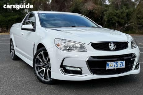 White 2016 Holden UTE Utility Ss-V