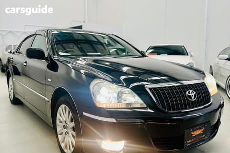 Black 2007 Toyota Crown Sedan