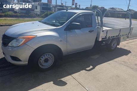 Silver 2015 Mazda BT-50 Cab Chassis Xt (4X2)