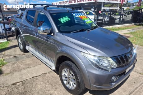 Grey 2017 Mitsubishi Triton Dual Cab Utility Gls (4X4)