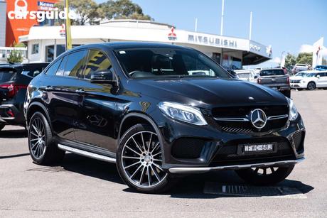 Black 2015 Mercedes-Benz GLE450 Coupe Amg 4Matic