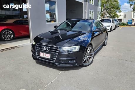 Black 2017 Audi A5 Coupe 2.0 Tfsi Quattro S Tronic Sprt