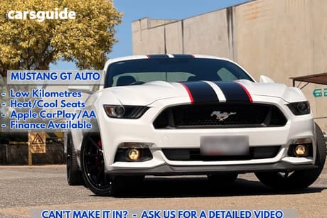 White 2016 Ford Mustang Coupe Fastback Gt 5.0 V8