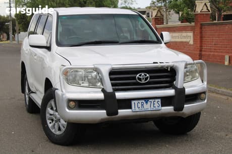 White 2007 Toyota Landcruiser Wagon Gxl (4X4)