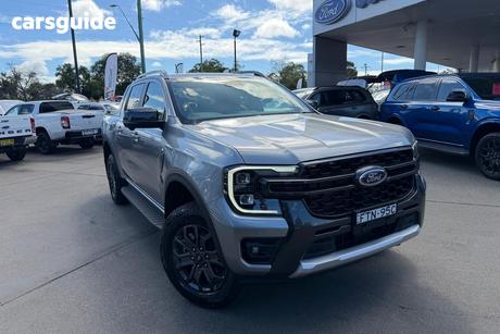 Silver 2025 Ford Ranger Double Cab Pick Up Wildtrak X 2.0 (4X4)