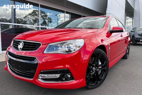 Red 2015 Holden Commodore Sedan Ss-V Redline
