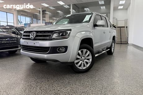 Silver 2016 Volkswagen Amarok Dual Cab Utility Tdi420 Highline (4X4)