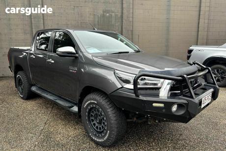 Grey 2021 Toyota Hilux Double Cab Pick Up Sr5 (4X4)