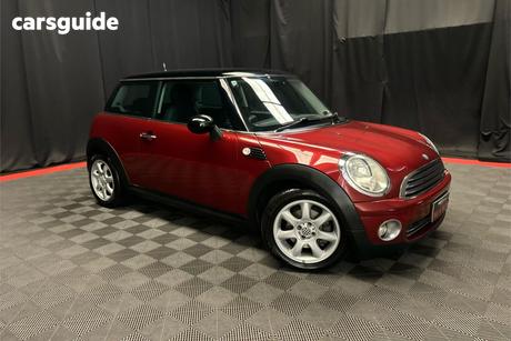Red 2007 Mini Cooper Hatchback