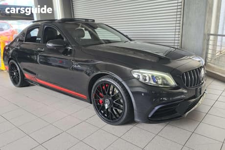 Black 2019 Mercedes-Benz C63 Sedan S