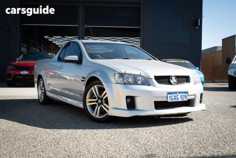 Silver 2010 Holden Commodore Utility Ss