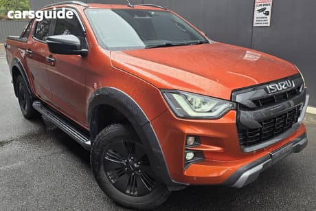Orange 2021 Isuzu D-MAX Crew Cab Utility X-Terrain (4X4)