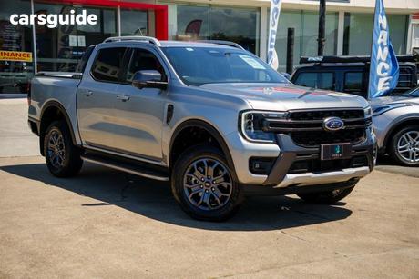 Silver 2023 Ford Ranger Double Cab Pick Up Wildtrak 2.0 (4X4)