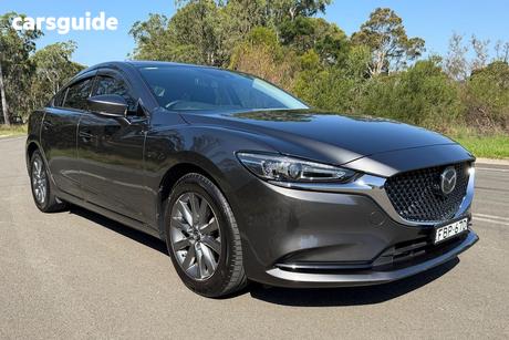 Grey 2022 Mazda 6 Sedan Atenza