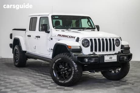 White 2020 Jeep Gladiator Dual Cab Utility Rubicon (4X4)