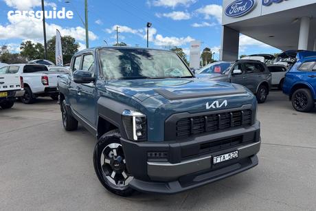 Blue 2025 Kia Tasman Double Cab Pick Up Sx+ (4X4) (Std) Black Fender