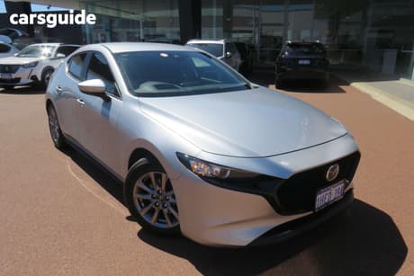 Silver 2020 Mazda 3 Hatchback G20 Pure