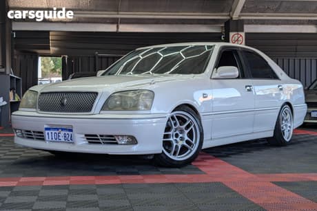 White 2003 Toyota Crown Sedan ATHLETE V SEDAN 4DR SEDAN 4SP AUTO 2.5I