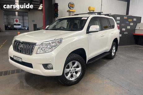 White 2012 Toyota Landcruiser Prado Wagon Altitude (4X4)