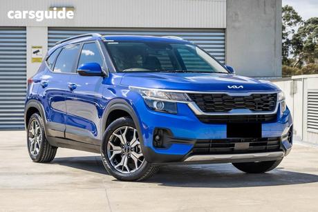 Blue 2021 Kia Seltos Wagon Sport+ (Fwd)