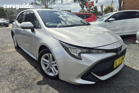 Silver 2021 Toyota Corolla Hatchback Ascent Sport