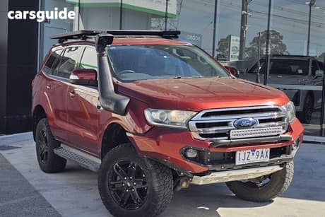Orange 2016 Ford Everest Wagon Trend