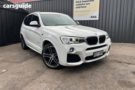 White 2015 BMW X3 Wagon Xdrive 20D