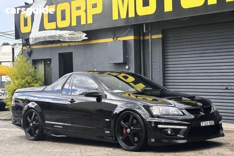 Black 2012 HSV Maloo Utility R8
