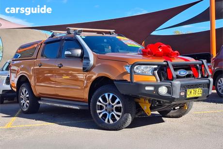 Orange 2017 Ford Ranger Dual Cab Pick-up Wildtrak 3.2 (4X4)