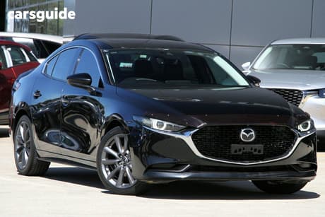 Black 2021 Mazda 3 Hatchback G25 Astina